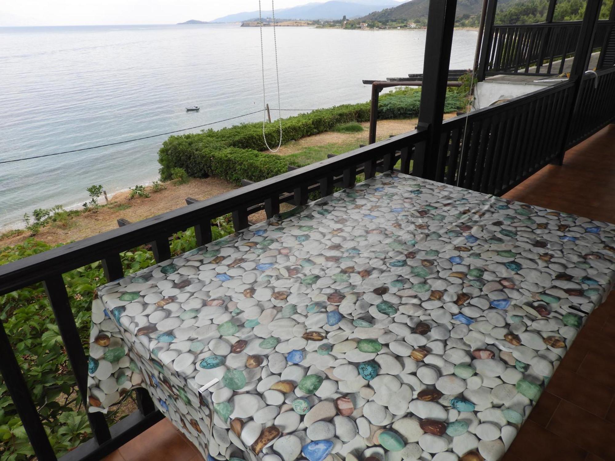 Sangue Blu Beachfront Villa Apartment Agios Nikolaos  Esterno foto